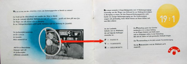Borgward Hansa 1500 Modelprogram 1952 Carbrochure (10051)